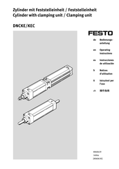 Festo DNCKE 40 Serie Notice D'utilisation