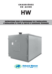 Babcock Wanson HW 4150 Instructions D'installation