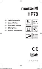 Meister WU5414510 Mode D'emploi Et Consignes De Sécurité