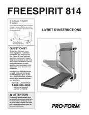 Pro-Form Freespirit 814 Livret D'instructions