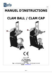 Sefa CLAM BALL Manuel D'instructions
