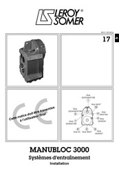 Leroy Somer MANUBLOC 3000 Installation