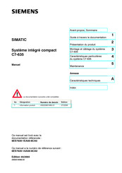 Siemens SIMATIC C7-635 Manuel