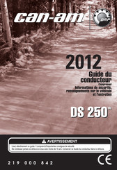 BRP can-am DS 250 2012 Guide Du Conducteur