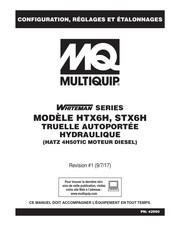 MQ Multiquip WHITEMAN STX6H Mode D'emploi