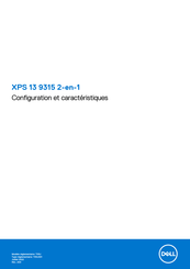 Dell XPS 13 9315 2-en-1 Configuration Et Caractéristiques