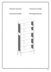 Walker Edison BS68JASMS Instructions De Montage