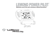 LeMond Power Pilot Mode D'emploi