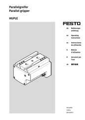 Festo HGPLE Serie Notice D'utilisation