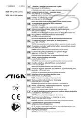 Stiga MCS 470 Li D48 Série Manuel D'utilisation