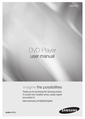 Samsung DVD-P191 Manuel D'utilisation