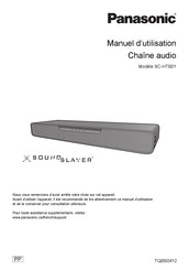 Panasonic SOUND SLAYER SC-HTB01 Manuel D'utilisation