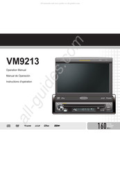 Jensen VM9213 Instructions D'opération