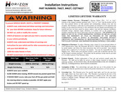 Horizon Global CQT76627 Instructions D'installation