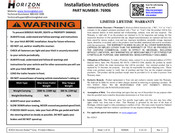 Horizon Global 76906 Instructions D'installation