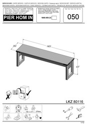 HOM'IN 1868-050-23 Instructions D'installation