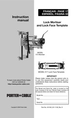 Porter Cable 513 Manuel D'instructions