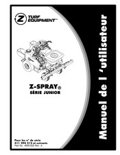 Turf Equipment Z-Spray Junior Serie Manuel De L'utilisateur