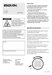 STACK-ON SS-22-MB-E Manuel D'instructions