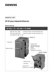 Siemens CP 343-1 IT GX20 Manuel D'instructions