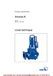 KSB Amarex N Série Livret Technique