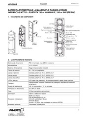 PRASTEL 4PH200A Manuel D'instructions