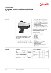 Danfoss AME 435 Fiche Technique