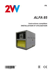 2VV ALFA 85 Installation Et Utilisation