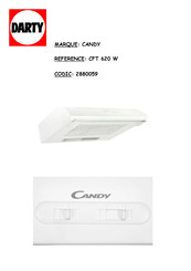 Candy CFT 620 W Instructions Pour L'installation Et L'utilisation