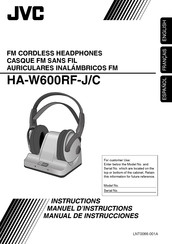 JVC HA-W600RF-J/C Manuel D'instructions