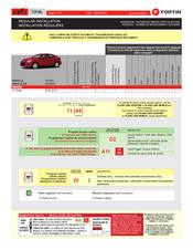 Fortin EVO-ONE Schéma D'installation