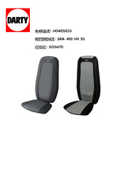 Homedics SBM-400HX-EU Manuel D'instructions