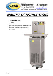 Gami T240 Manuel D'instructions