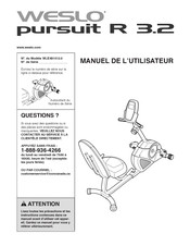 Weslo WLEX81512.0 Manuel De L'utilisateur