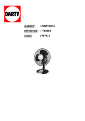 Honeywell HT-109E Mode D'emploi