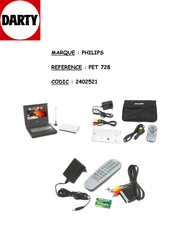 Philips PET 728 Mode D'emploi