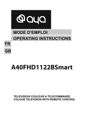 AYA A40FHD1122BSmart Mode D'emploi