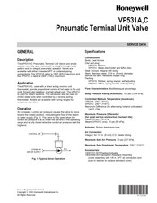 Honeywell VP531A Fiche Technique