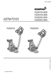 KOMPAN ASTM F3101 Instructions D'installation