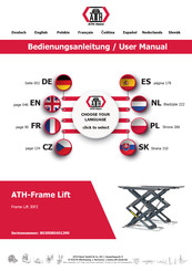 ATH-Heinl ATH-Frame Lift 30FZ Manuel D'utilisation