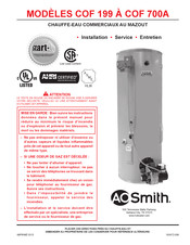 A.O. Smith COF-700 Mode D'emploi