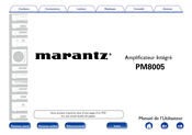Marantz PM8005 Manuel De L'utilisateur