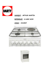 Electrolux Arthur Martin M 6832 MCW Manuel D'utilisation