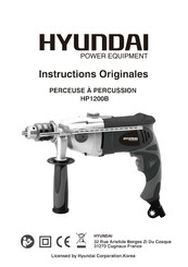 Hyundai HP1200B Instructions Originales