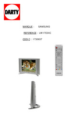 Samsung LW15E33C Instructions D'utilisation