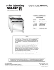 ITW Food Equipment Group Vulcan FB Serie Mode D'emploi