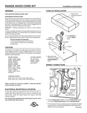 Broan CLDA1 Série Instructions D'installation
