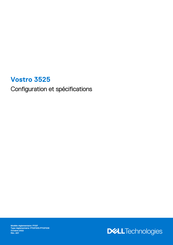 Dell Vostro 3525 Configuration Et Spécifications