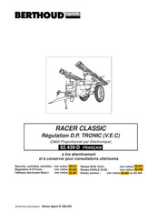 Berthoud RACER Classic 2500 RCS.I 15/16 Mode D'emploi