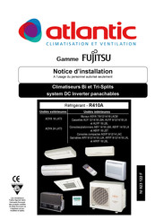 Atlantic Fujitsu AGYF 12 LAC Notice D'installation